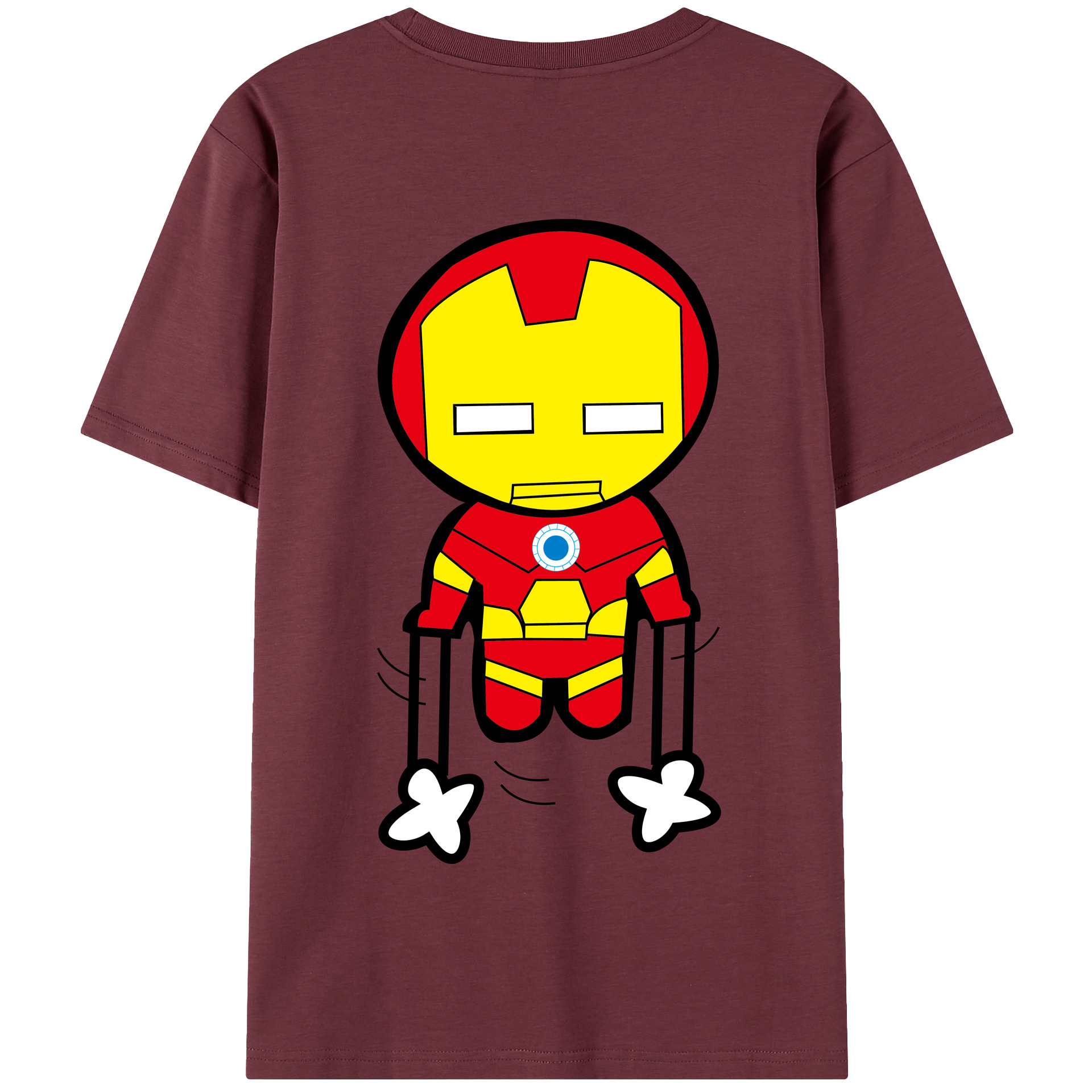 （画像用） アベンジャーズ The Avengers 綿100％半袖Tシャツ（背面プリント）